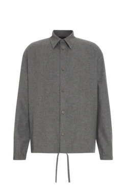 DRYKORN Relaxed Fit Hemd Mit Tunnelzug Am Saum In Softem Woll-Flanell Grau -Drykorn Geschäft 10 47 120182 47344 SILAG 6310 07 b0df1ebeea43c27f71c54dbc2bd43c7d1b89707e 720x1080