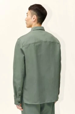 Relaxed Fit Overshirt Aus Ramie-Baumwoll-Mix Grün -Drykorn Geschäft 10 47 122093 47345 GUNRAY 2505 03 dc8cedfe68458f654fa0c9fb6bb040548698dd7a 720x1080