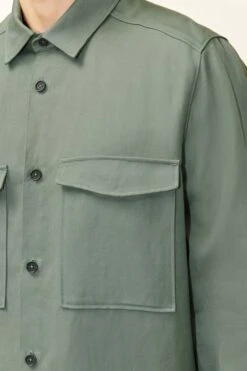 Relaxed Fit Overshirt Aus Ramie-Baumwoll-Mix Grün -Drykorn Geschäft 10 47 122093 47345 GUNRAY 2505 04 1a4b8c7469bb64fb982614a23250995e1ef62119 720x1080