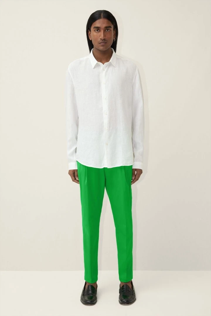 DRYKORN Klassisches Hemd In Slim Fit Aus Reinem Leinen Weiß 4 DRYKORN Klassisches Hemd In Slim Fit Aus Reinem Leinen Weiß - Image 2