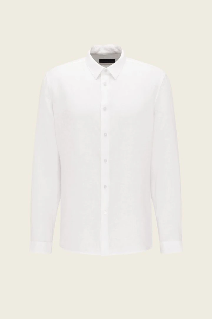 DRYKORN Klassisches Hemd In Slim Fit Aus Reinem Leinen Weiß 7 DRYKORN Klassisches Hemd In Slim Fit Aus Reinem Leinen Weiß - Image 5