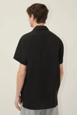 DRYKORN Kurzarmhemd Mit Camp Collar Aus Leinen Schwarz -Drykorn Geschäft 10 47 126004 47217 BIJAN 1000 03 abd8fa75082524efdea8c3d4f8f96c4ff4e72ea6 720x1080