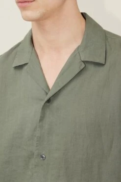 Kurzarmhemd Mit Camp Collar Aus Leinen Grün -Drykorn Geschäft 10 47 126004 47217 BIJAN 2100 04 fcb08c3d30212d6d6f7d25e5087c0e900b826870 720x1080