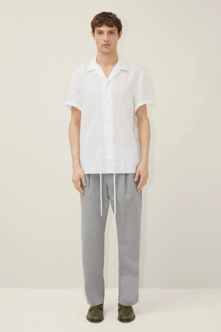 DRYKORN Kurzarmhemd Mit Camp Collar Aus Leinen Weiß 4 DRYKORN Kurzarmhemd Mit Camp Collar Aus Leinen Weiß - Image 2