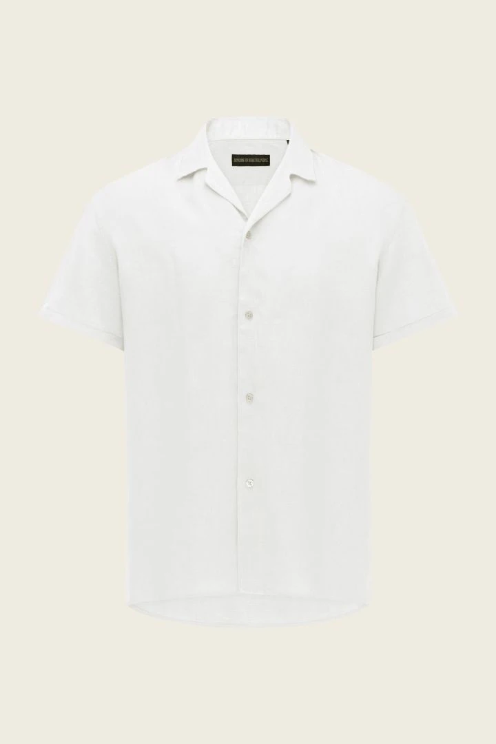 DRYKORN Kurzarmhemd Mit Camp Collar Aus Leinen Weiß 7 DRYKORN Kurzarmhemd Mit Camp Collar Aus Leinen Weiß - Image 5