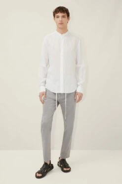 Hemd Mit Stehkragen Aus Reinem Leinen Weiß -Drykorn Geschäft 10 47 126004 47254 TAROK 6000 02 53922c086d6c019f0f8c03e4ea3e6db8baf11dd6 720x1080