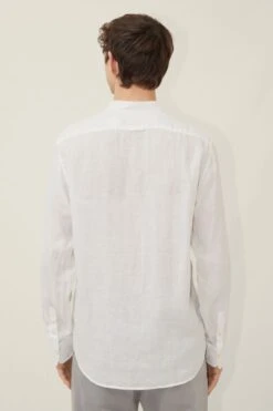 Hemd Mit Stehkragen Aus Reinem Leinen Weiß -Drykorn Geschäft 10 47 126004 47254 TAROK 6000 03 c88720518a0ba6a1746b27d015246d0a1858c865 720x1080