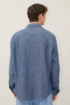 DRYKORN Hemd Aus Baumwoll-Leinen-Mix Blau -Drykorn Geschäft 10 47 126090 47267 PHASMO 3503 03 9a255f2a540763555a26271dff30f2ac0e52782f 720x1080