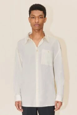 DRYKORN Oversize Hemd Mit Brusttasche Aus Lyocell-Baumwoll-Mix Off_white