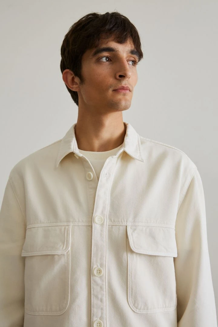Authentisches Overshirt Off_white 6 Authentisches Overshirt Off_white - Image 4