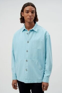 Shirt Mit Eingriffstaschen Blau