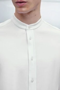 Hemd Mit Stehkragen Aus Baumwoll-Jersey Weiß -Drykorn Geschäft 10 47 136169 47254 TAROK 6000 04 5729e74925d321df13d4444361c8078c109bb94f 720x1080