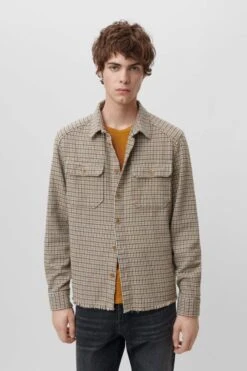 Cozy Flanell Overshirt Braun