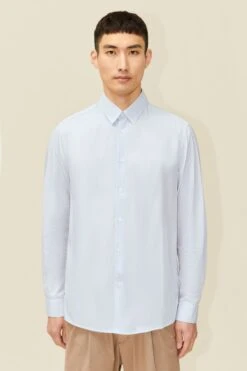 DRYKORN Regular Fit Hemd Mit Streifendessin Blau