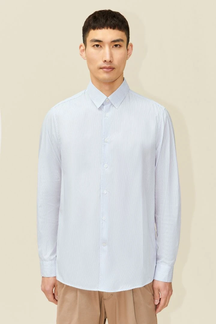 DRYKORN Regular Fit Hemd Mit Streifendessin Blau 3 DRYKORN Regular Fit Hemd Mit Streifendessin Blau