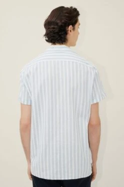 DRYKORN Kurzarmhemd Mit Camp Collar Und Längsstreifen Blau -Drykorn Geschäft 10 47 144054 47217 BIJAN 3900 03 938dd99498e2dd2d322bd6478d8cca5b6062fdb6 720x1080