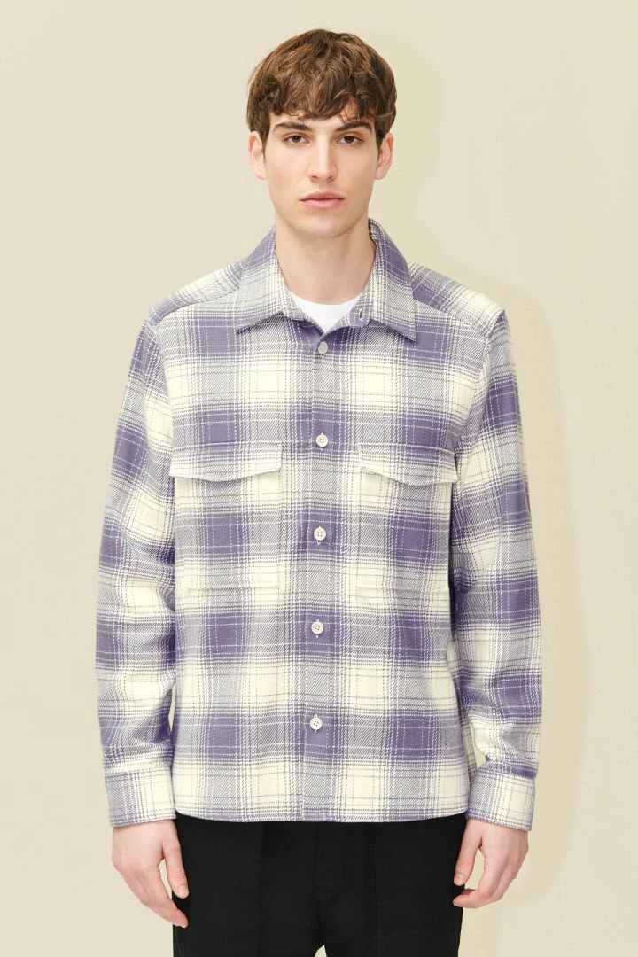 DRYKORN Relaxed Fit Overshirt Aus Robuster Baumwolle Lila 3 DRYKORN Relaxed Fit Overshirt Aus Robuster Baumwolle Lila