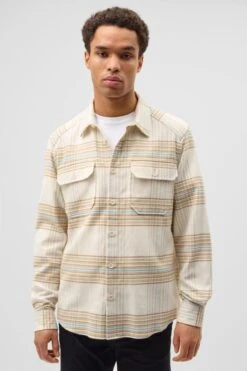 Hemd Aus Gebrushter Baumwolle Off_white