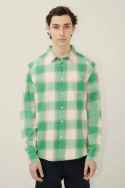 DRYKORN Relaxed Fit Shirt Mit Karomuster Grün