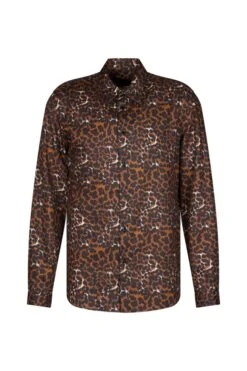 Klassisches Hemd In Slim Fit Mit Animal-Print Braun -Drykorn Geschäft 10 47 152139 47188 RUBEN 1303 07 1b4b6149d8f590c8f3792798cbae65b019973d49 720x1080