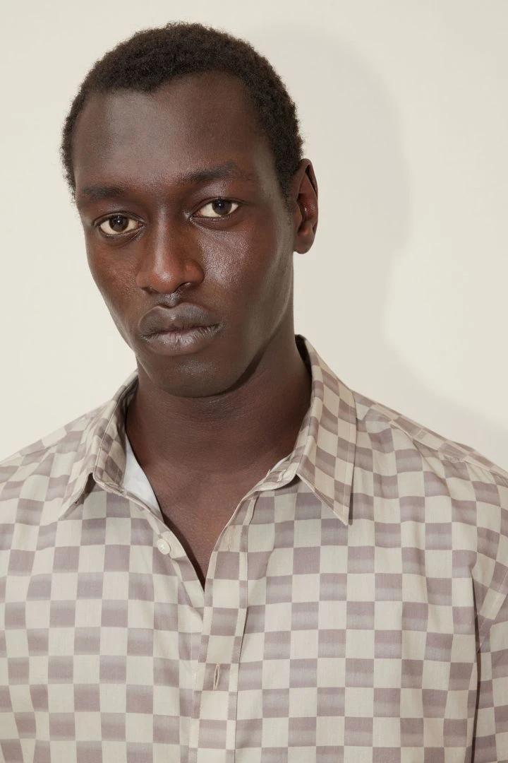 Hemd Mit Checkerboard-Muster Braun 7 Hemd Mit Checkerboard-Muster Braun - Image 5