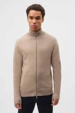 DRYKORN Softe Basic Zip-Jacke Braun