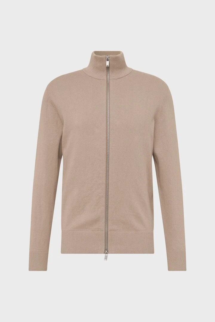 DRYKORN Softe Basic Zip-Jacke Braun 8 DRYKORN Softe Basic Zip-Jacke Braun - Image 6