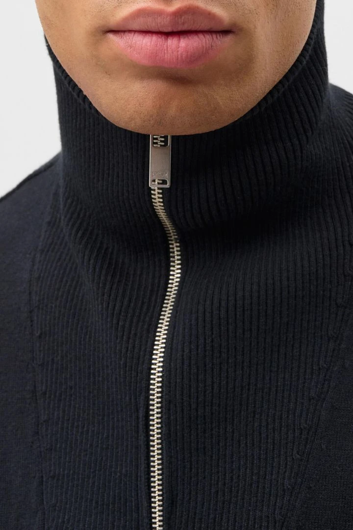 DRYKORN Half-Zip Pullover Schwarz 6 DRYKORN Half-Zip Pullover Schwarz - Image 4