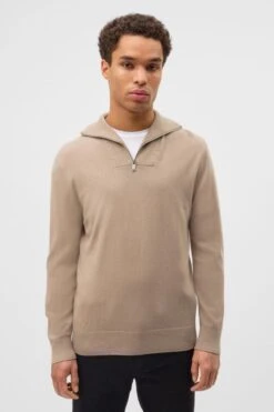 DRYKORN Half-Zip Pullover Braun