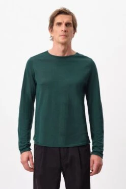 DRYKORN Strickpullover In Feiner Merinowolle Grün