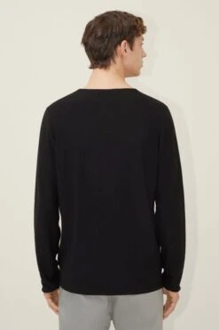 DRYKORN Pullover Mit Rollenden Kanten Aus Reiner Baumwolle Schwarz -Drykorn Geschäft 10 48 420035 48625 RIK 1000 03 a402843da675438bad3bbc3a3a6f4d32ace80520 720x1080