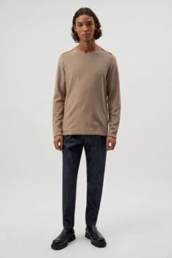 Pullover Mit Rollenden Kanten Aus Reiner Baumwolle Braun -Drykorn Geschäft 10 48 420035 48625 RIK 1705 02 77b7128cb78124c24d6c692f79d4450189441576 720x1080