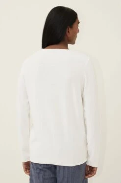 DRYKORN Pullover Mit Rollenden Kanten Aus Reiner Baumwolle Off_white -Drykorn Geschäft 10 48 420035 48625 RIK 1930 03 8acb0ded40c0137400d6e0aa3f6270adc5ddf743 720x1080