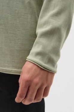 DRYKORN Pullover Mit Rollenden Kanten Aus Reiner Baumwolle Grün -Drykorn Geschäft 10 48 420035 48625 RIK 2803 04 87e3c6cb0cb558ab60495637421c4f64264bba99 720x1080