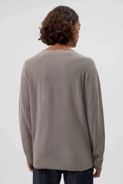 DRYKORN Pullover Mit Rollenden Kanten Aus Reiner Baumwolle Grau -Drykorn Geschäft 10 48 420035 48625 RIK 6402 03 a04f3df5462810137eb17a30984b3951251ec749 720x1080