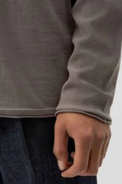DRYKORN Pullover Mit Rollenden Kanten Aus Reiner Baumwolle Grau -Drykorn Geschäft 10 48 420035 48625 RIK 6402 04 66fedecb7b496140338a1bb67687ad17418720e1 720x1080