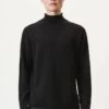 DRYKORN Oversized Rollkragenpullover In Schurwolle Schwarz