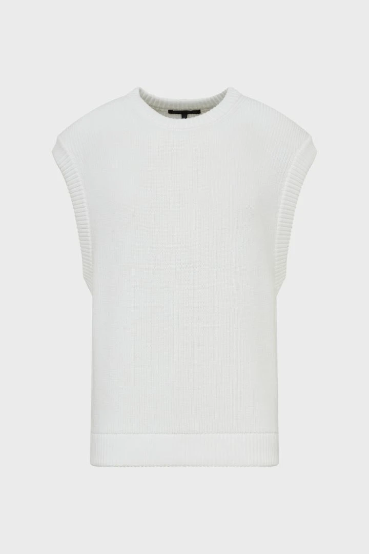 Rundhals Pullunder Weiß 8 Rundhals Pullunder Weiß - Image 6