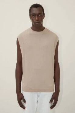 DRYKORN Rundhals Pullunder Braun