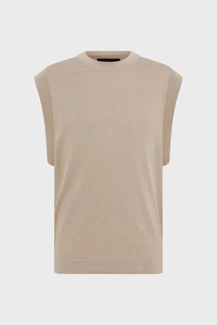 DRYKORN Rundhals Pullunder Braun 7 DRYKORN Rundhals Pullunder Braun - Image 5