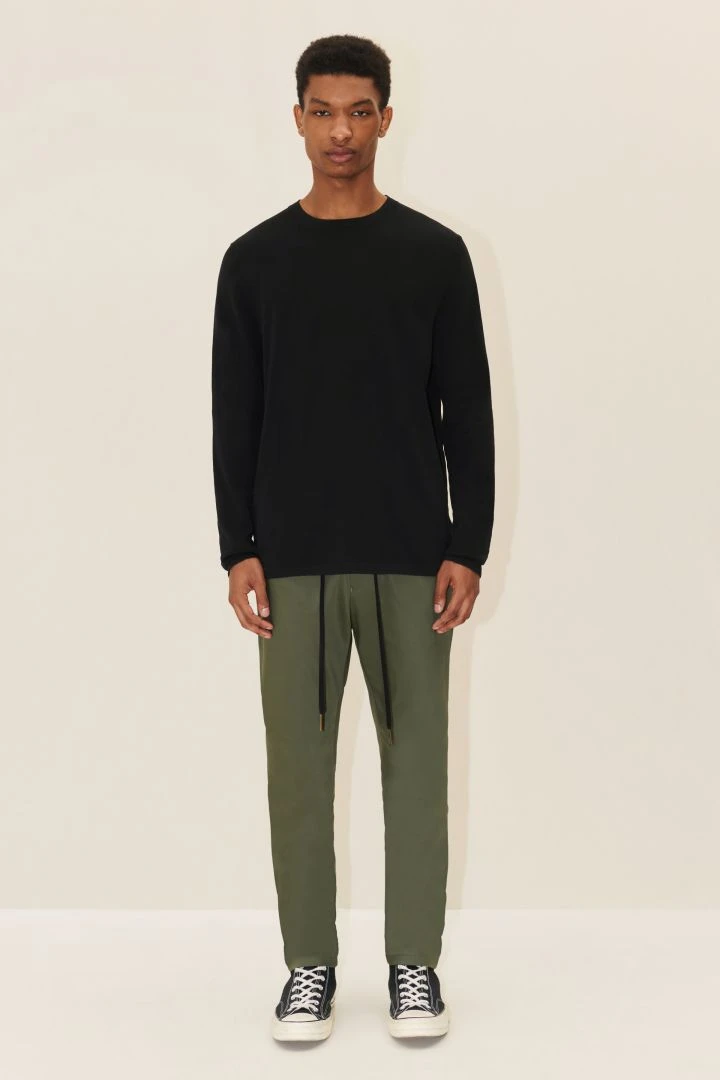 DRYKORN Strick Longsleeve In Regular Fit Aus Merzerisierter Baumwolle Schwarz 4 DRYKORN Strick Longsleeve In Regular Fit Aus Merzerisierter Baumwolle Schwarz - Image 2