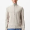 DRYKORN Gerippter Half-Zip Pullover In Baumwoll-Mix Beige -Drykorn Geschäft 10 48 420122 48783 MANUELO 1705 01 c3f902dc3ea55d646e1d86616bbb0121ecc59cdd 720x1080
