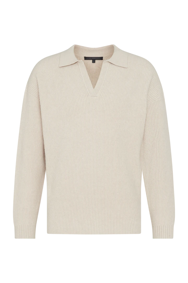 DRYKORN Strickpullover Mit Polokragen In Baumwoll-Mix Beige 8 DRYKORN Strickpullover Mit Polokragen In Baumwoll-Mix Beige - Image 6