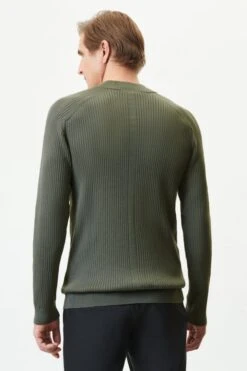 Raglan Pullover Mit Stehkragen In Gestrickter Milano Rippe Grün -Drykorn Geschäft 10 48 420127 48858 CORBAN 2100 03 108263c3303d7786c3631eb31d9fcd74116c8081 720x1080