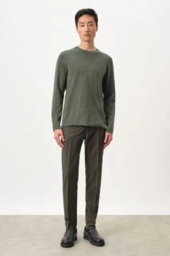 Cleaner Rundhals Pullover In Gestrickter Milano Rippe Grün -Drykorn Geschäft 10 48 420127 48859 ELRIK 2100 02 60ee13461e2b89c8c5271a687d1a000d5f75b973 720x1080