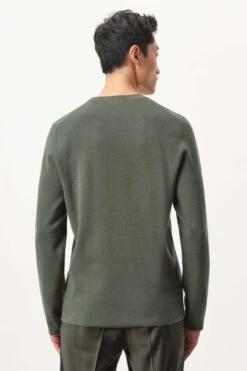 Cleaner Rundhals Pullover In Gestrickter Milano Rippe Grün -Drykorn Geschäft 10 48 420127 48859 ELRIK 2100 03 c3451eb1dd9b8922a39e2a2f4674a9e5b0bf318e 720x1080