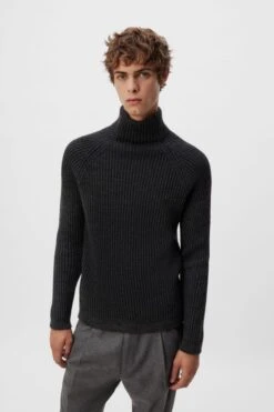 DRYKORN Rollkragenpullover In Alpaka-Mix Grau