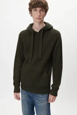 DRYKORN Ovesized Strickhoodie Grün