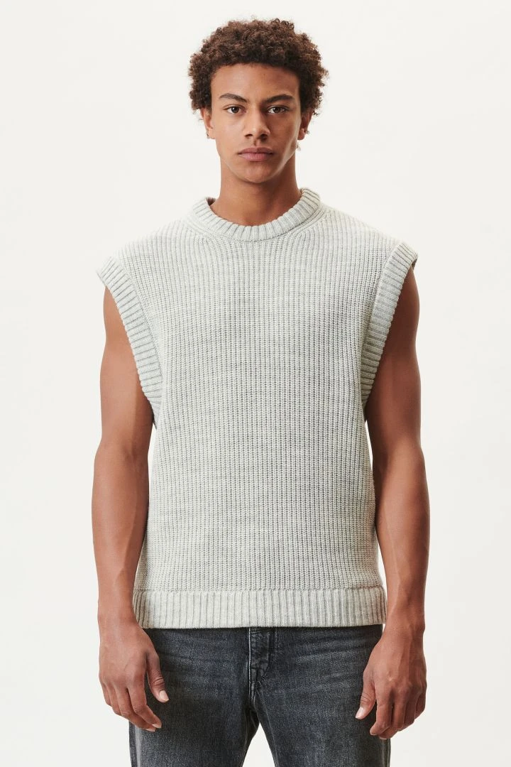 DRYKORN Rundhals Pullunder In Alpaka-Woll-Mix Grau 3 DRYKORN Rundhals Pullunder In Alpaka-Woll-Mix Grau