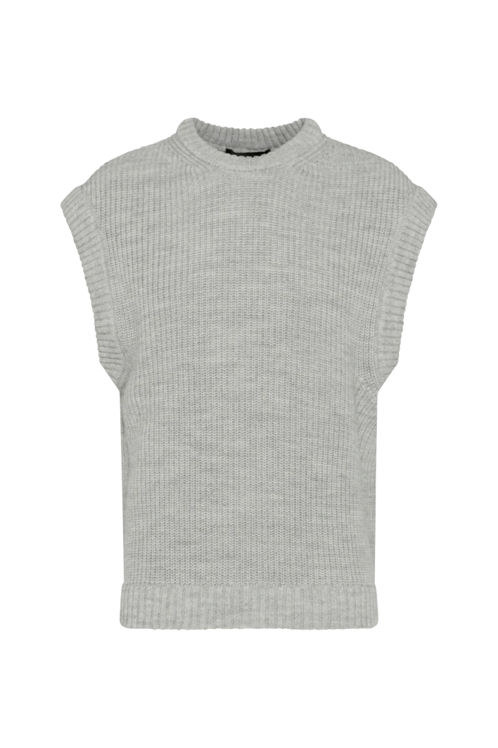 DRYKORN Rundhals Pullunder In Alpaka-Woll-Mix Grau 8 DRYKORN Rundhals Pullunder In Alpaka-Woll-Mix Grau - Image 6